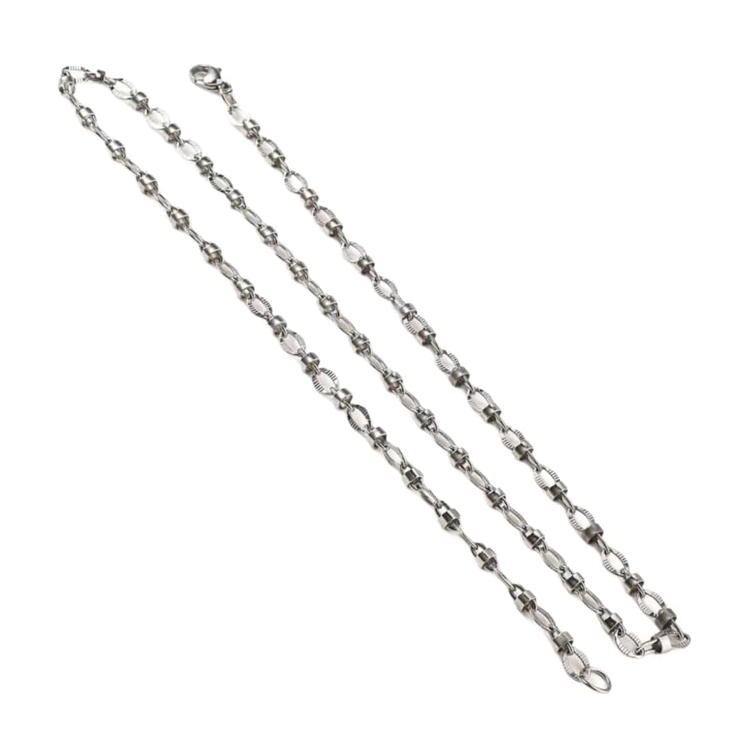 THE MEN THING Chain 4.5mm ALPHA LINK - 4.5mm Chain Pure Stainless Steel 23inch for Men & Boys