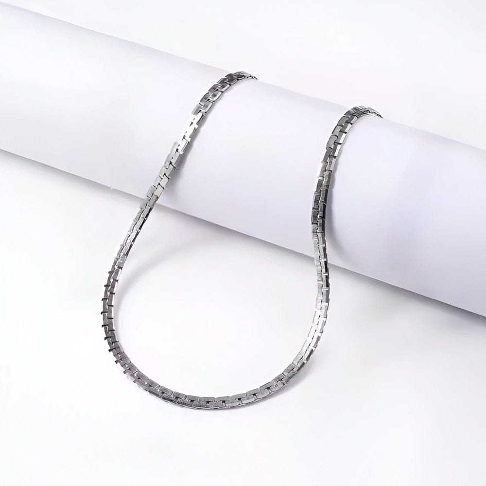 THE MEN THING Chain ARGENTO - 5mm Chain Pure Stainless Steel 21inch for Men & Boys