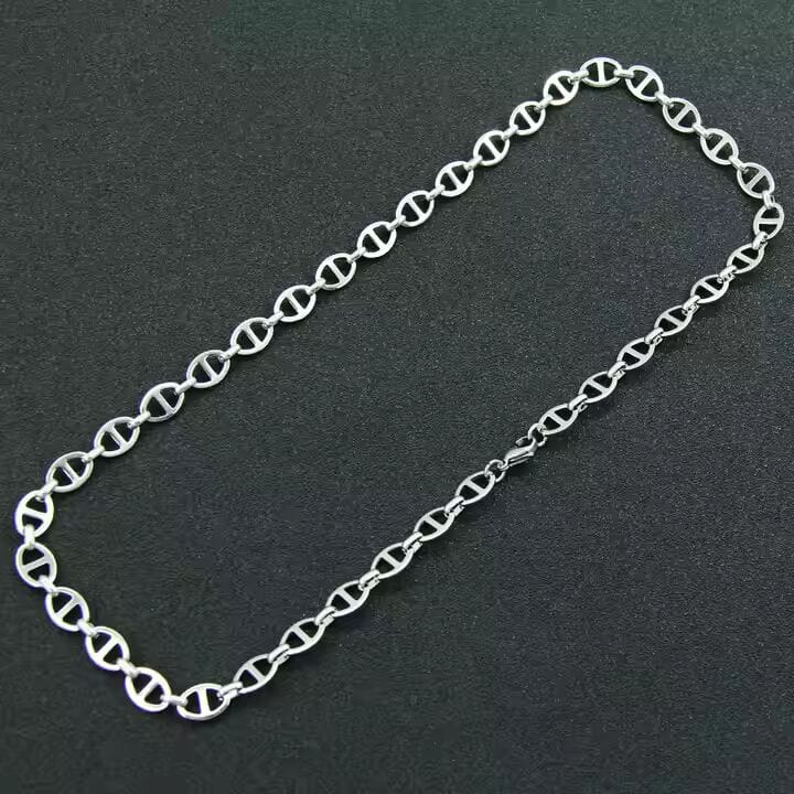THE MEN THING Chain CAELION - 8mm Chain Pure Stainless Steel 23inch for Men & Boys