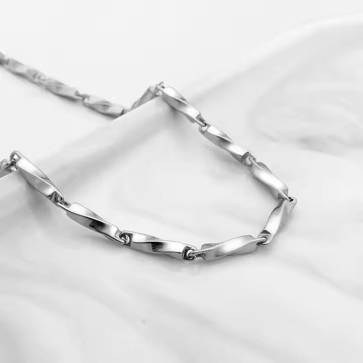 THE MEN THING Chain CELESTIAL LINKS - 4mm Chain Pure Stainless Steel 23inch for Men & Boys