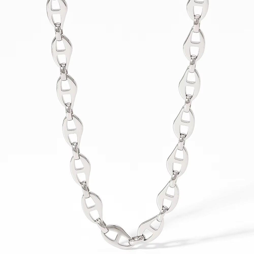 THE MEN THING Chain CRIMSON LINK - 8mm Chain Pure Stainless Steel 23inch for Men & Boys