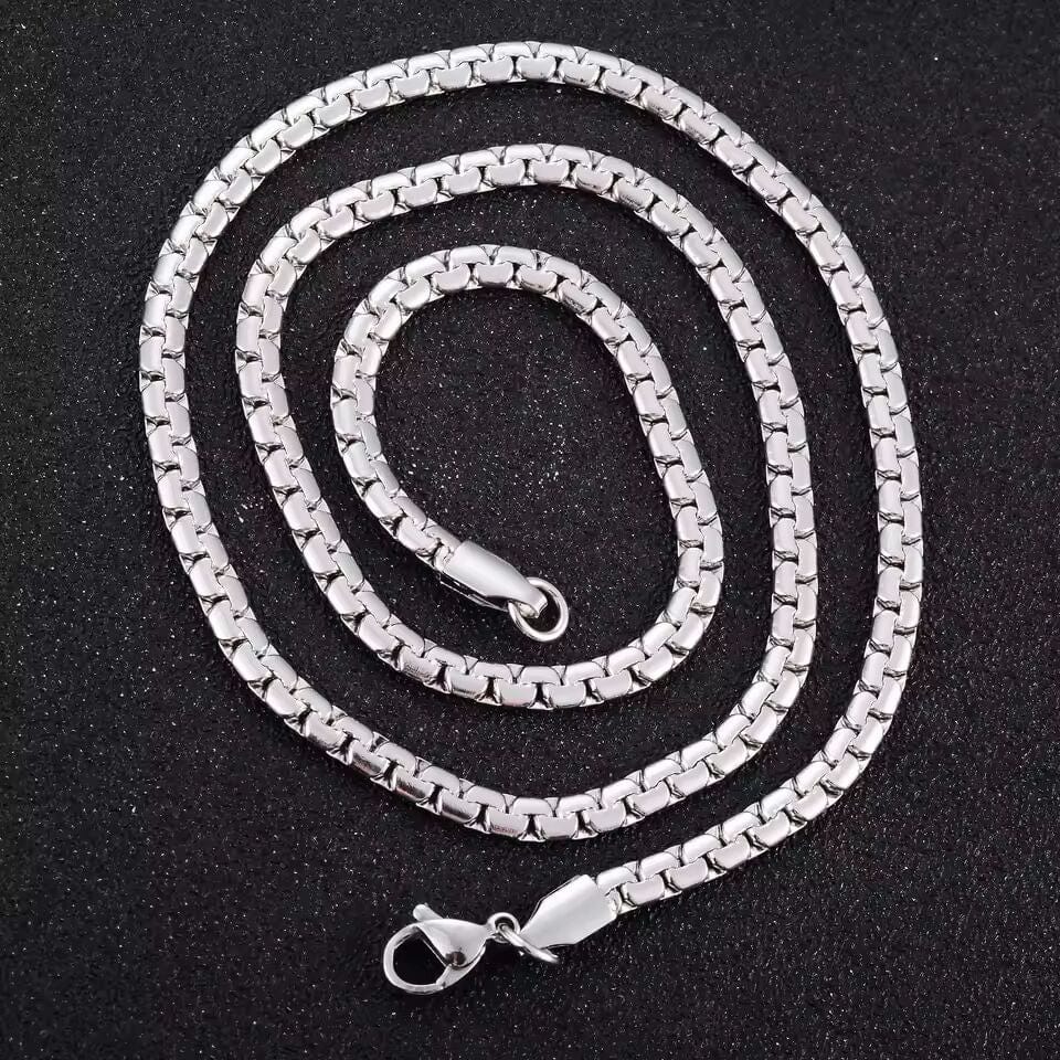 THE MEN THING Chain DOMINUS - 6mm Chain Pure Stainless Steel 23inch for Men & Boys