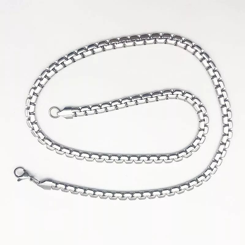 THE MEN THING Chain DOMINUS - 6mm Chain Pure Stainless Steel 23inch for Men & Boys