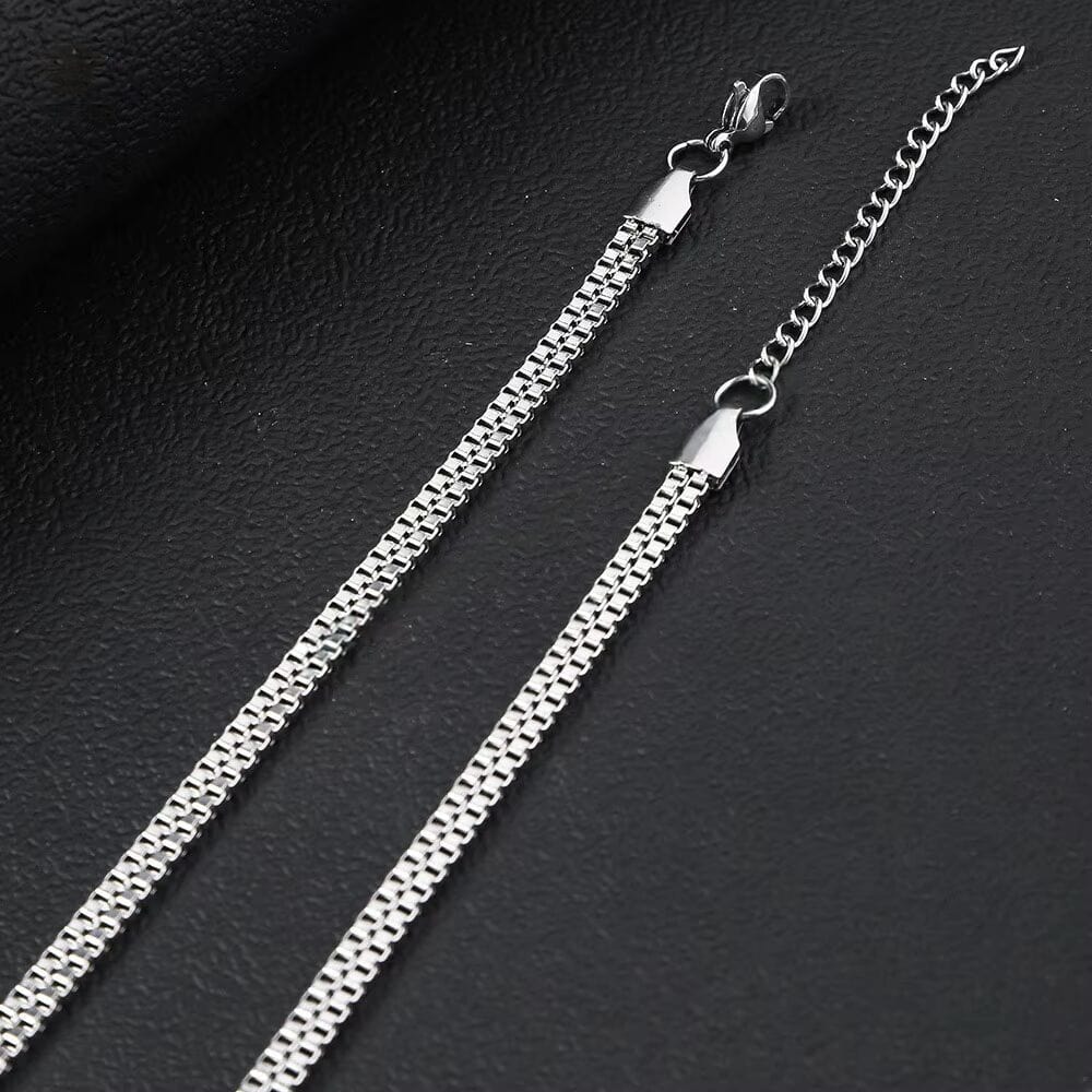 THE MEN THING Chain ERIX - 4mm Chain Pure Stainless Steel 19inch for Men & Boys