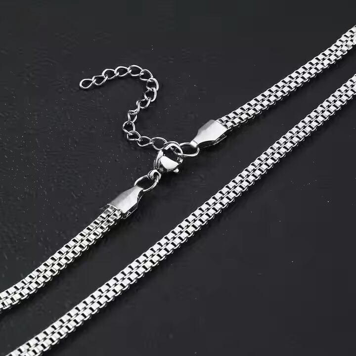 THE MEN THING Chain ERIX - 4mm Chain Pure Stainless Steel 19inch for Men & Boys