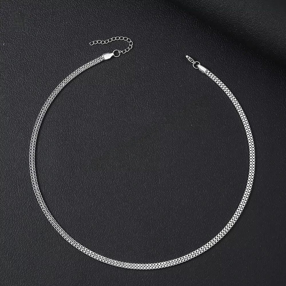 THE MEN THING Chain ERIX - 4mm Chain Pure Stainless Steel 19inch for Men & Boys