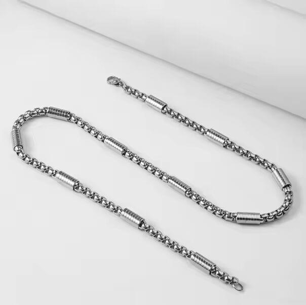 THE MEN THING Chain GRAVX - 5mm Chain Pure Stainless Steel 23inch for Men & Boys