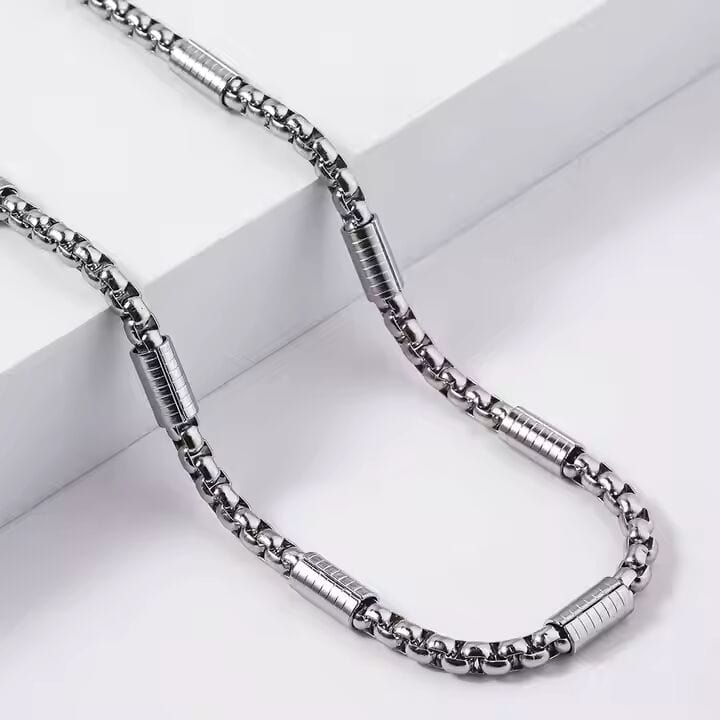 THE MEN THING Chain GRAVX - 5mm Chain Pure Stainless Steel 23inch for Men & Boys
