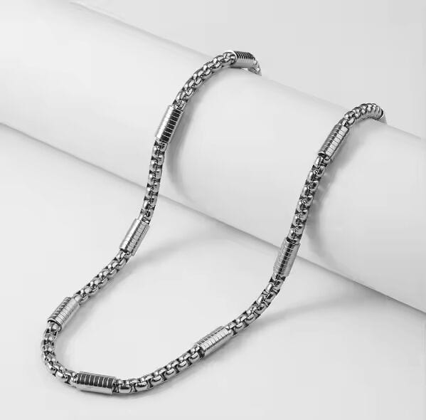THE MEN THING Chain GRAVX - 5mm Chain Pure Stainless Steel 23inch for Men & Boys
