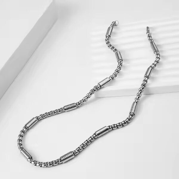 THE MEN THING Chain GRAVX - 5mm Chain Pure Stainless Steel 23inch for Men & Boys