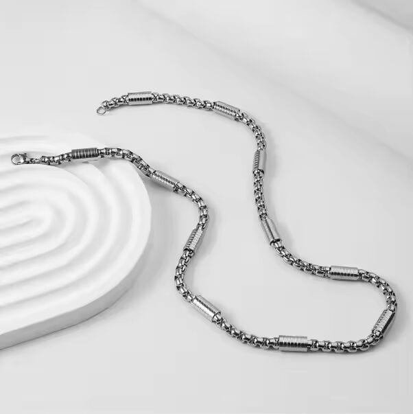 THE MEN THING Chain GRAVX - 5mm Chain Pure Stainless Steel 23inch for Men & Boys