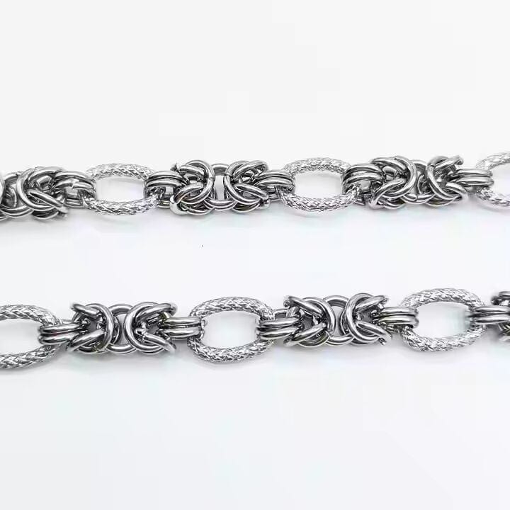 THE MEN THING Chain GRIDON - 9mm Chain Pure Stainless Steel 23inch for Men & Boys