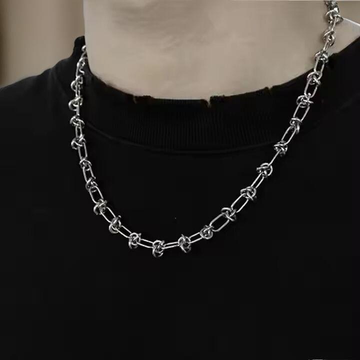 THE MEN THING Chain LINEO - 7mm Chain Pure Stainless Steel 23inch for Men & Boys