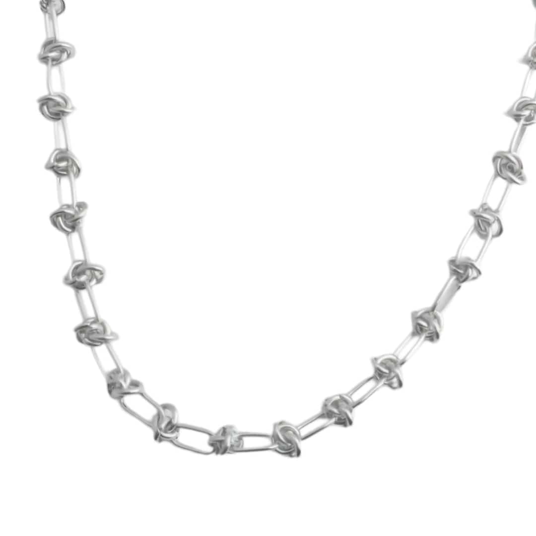 THE MEN THING Chain LINEO - 7mm Chain Pure Stainless Steel 23inch for Men & Boys