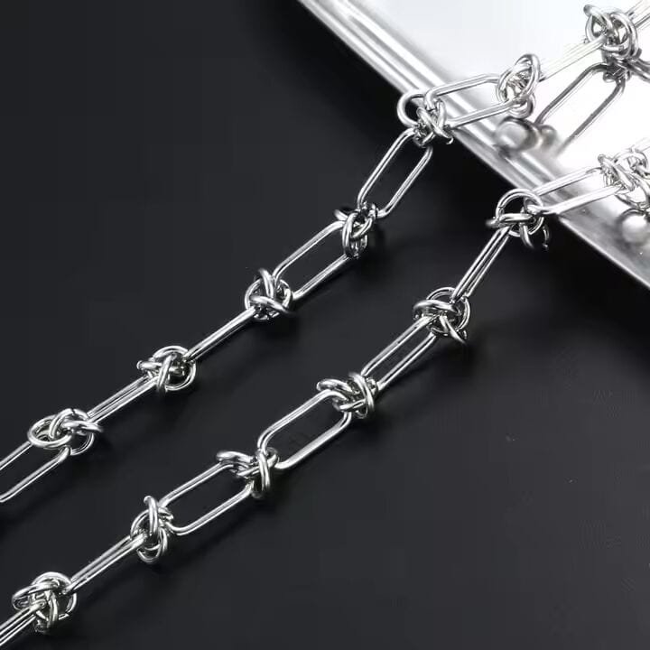 THE MEN THING Chain LINEO - 7mm Chain Pure Stainless Steel 23inch for Men & Boys