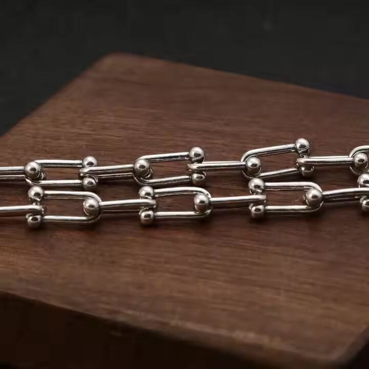 THE MEN THING Chain MYST LOCK - 8mm Chain Pure Stainless Steel 23inch for Men & Boys