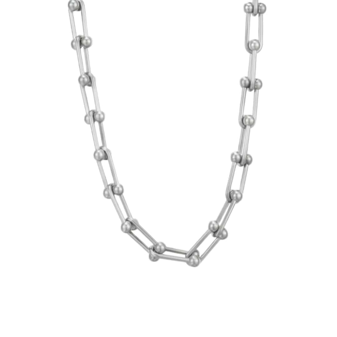 THE MEN THING Chain MYST LOCK - 8mm Chain Pure Stainless Steel 23inch for Men & Boys