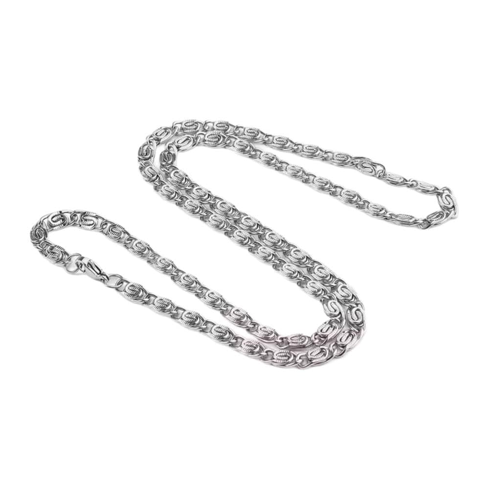 THE MEN THING Chain SEREON LOOP - 5mm Chain Pure Stainless Steel 23inch for Men & Boys