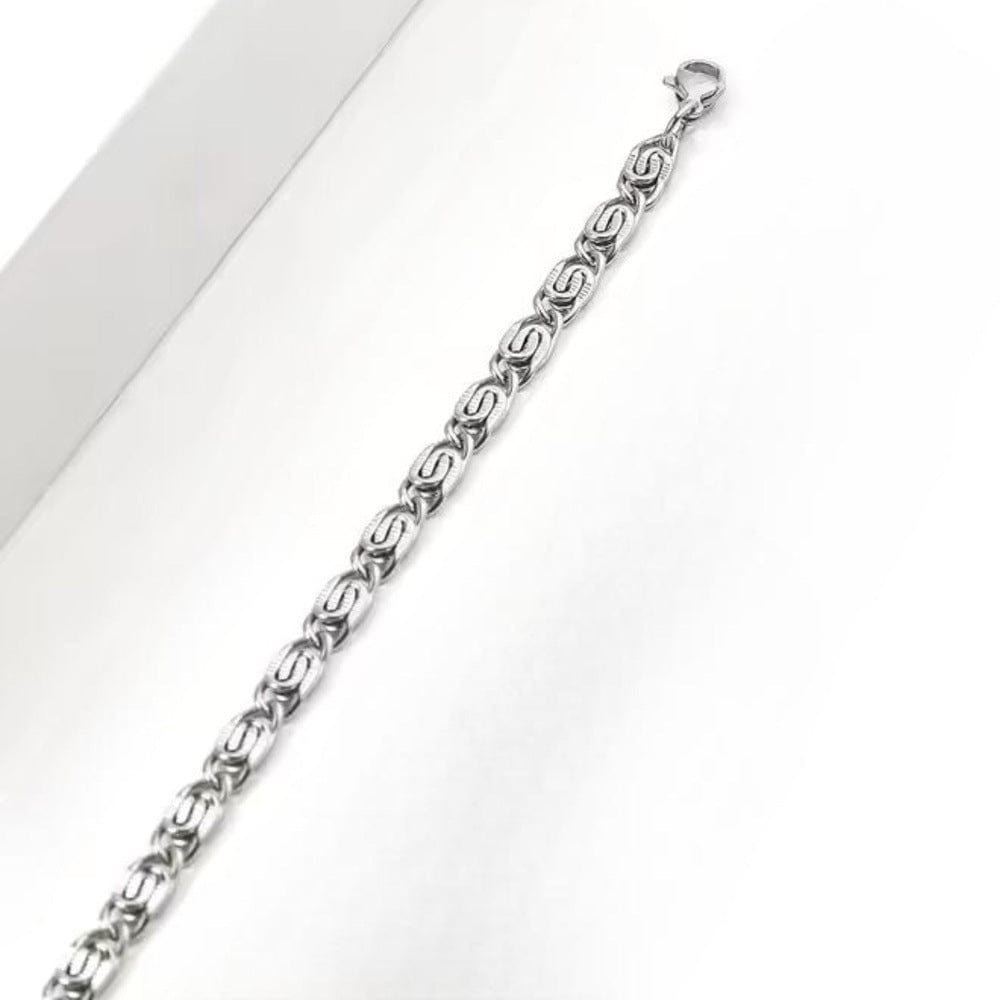THE MEN THING Chain SEREON LOOP - 5mm Chain Pure Stainless Steel 23inch for Men & Boys