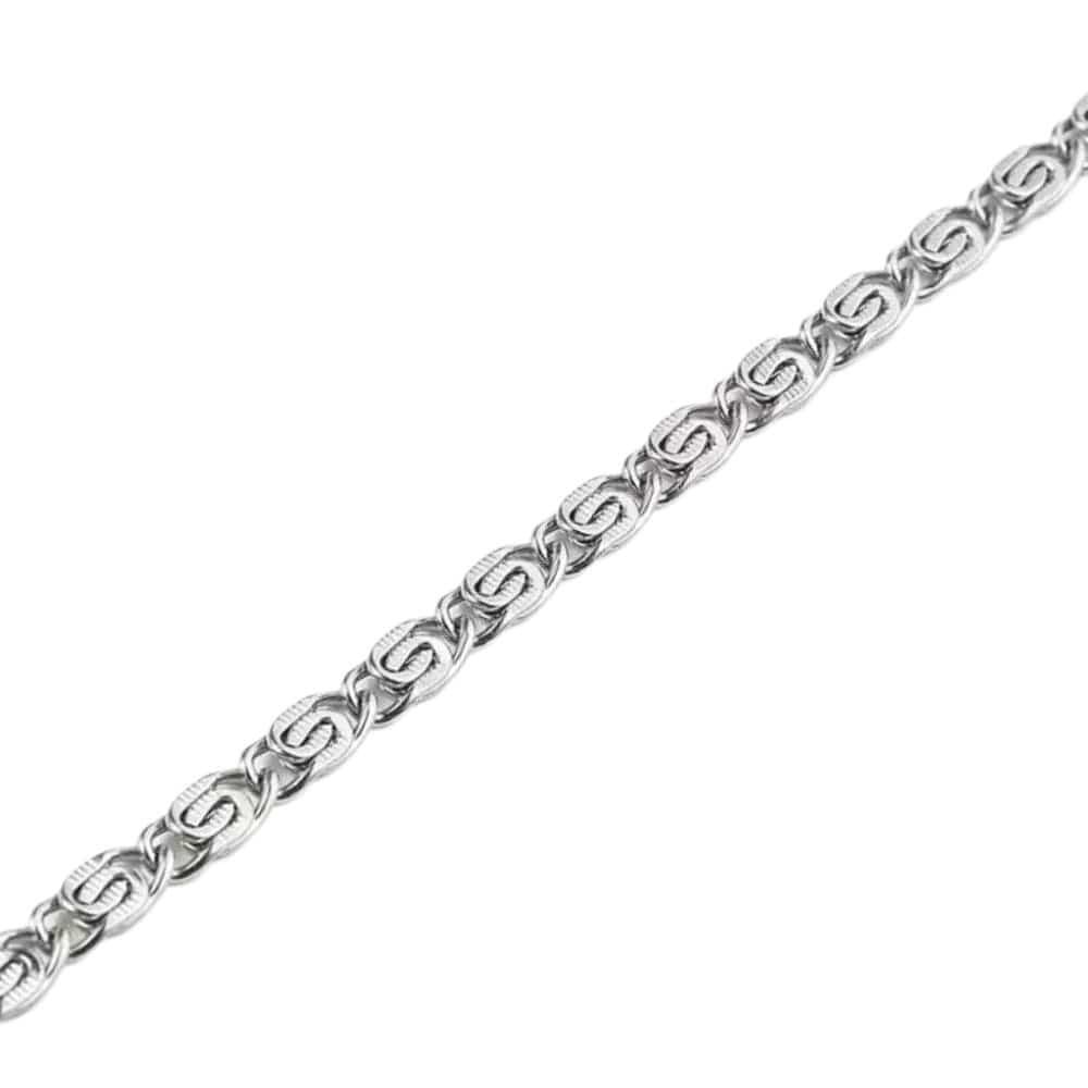 THE MEN THING Chain SEREON LOOP - 5mm Chain Pure Stainless Steel 23inch for Men & Boys