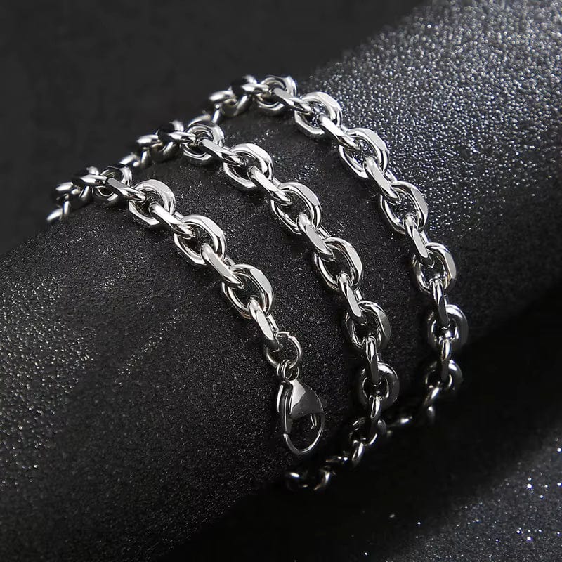 THE MEN THING Chain STEELO RING CHAIN - Chain Stainless Steel 24" inch Necklace for Men & Boy