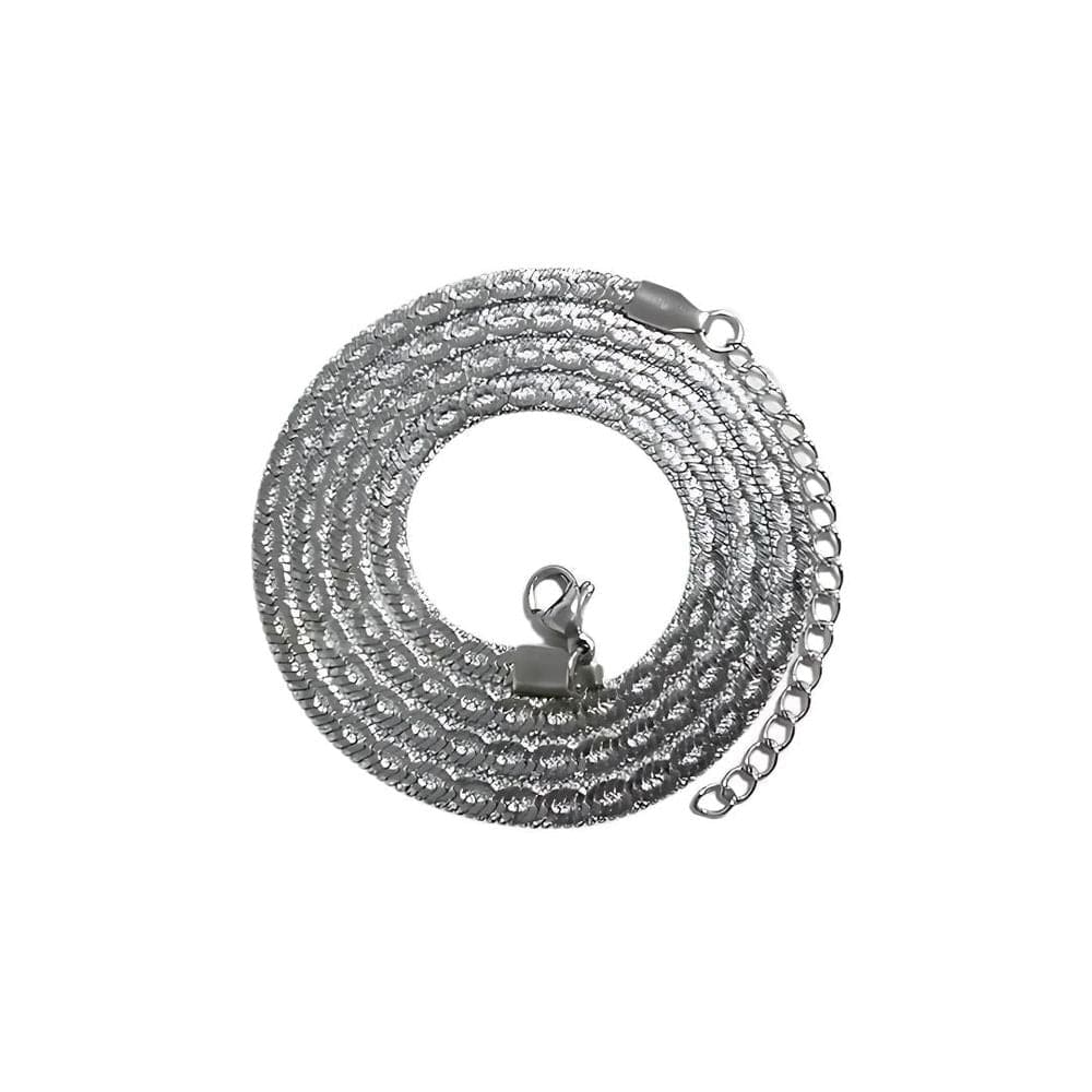 THE MEN THING Chain STERLING WAVE - 4mm Chain Pure Stainless Steel 21inch for Men & Boys