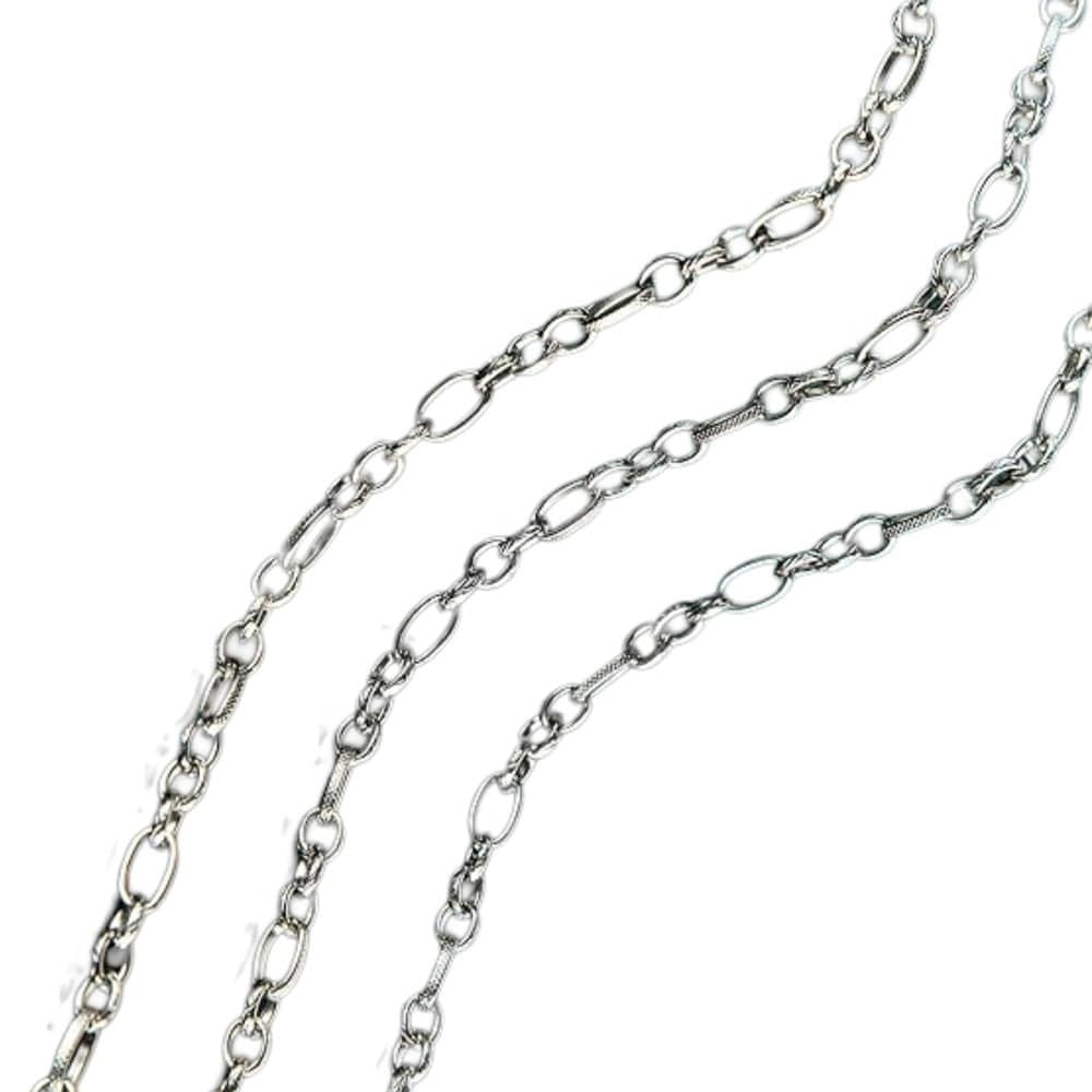 THE MEN THING Chain VALENRO - 7mm Chain Pure Stainless Steel 23inch for Men & Boys
