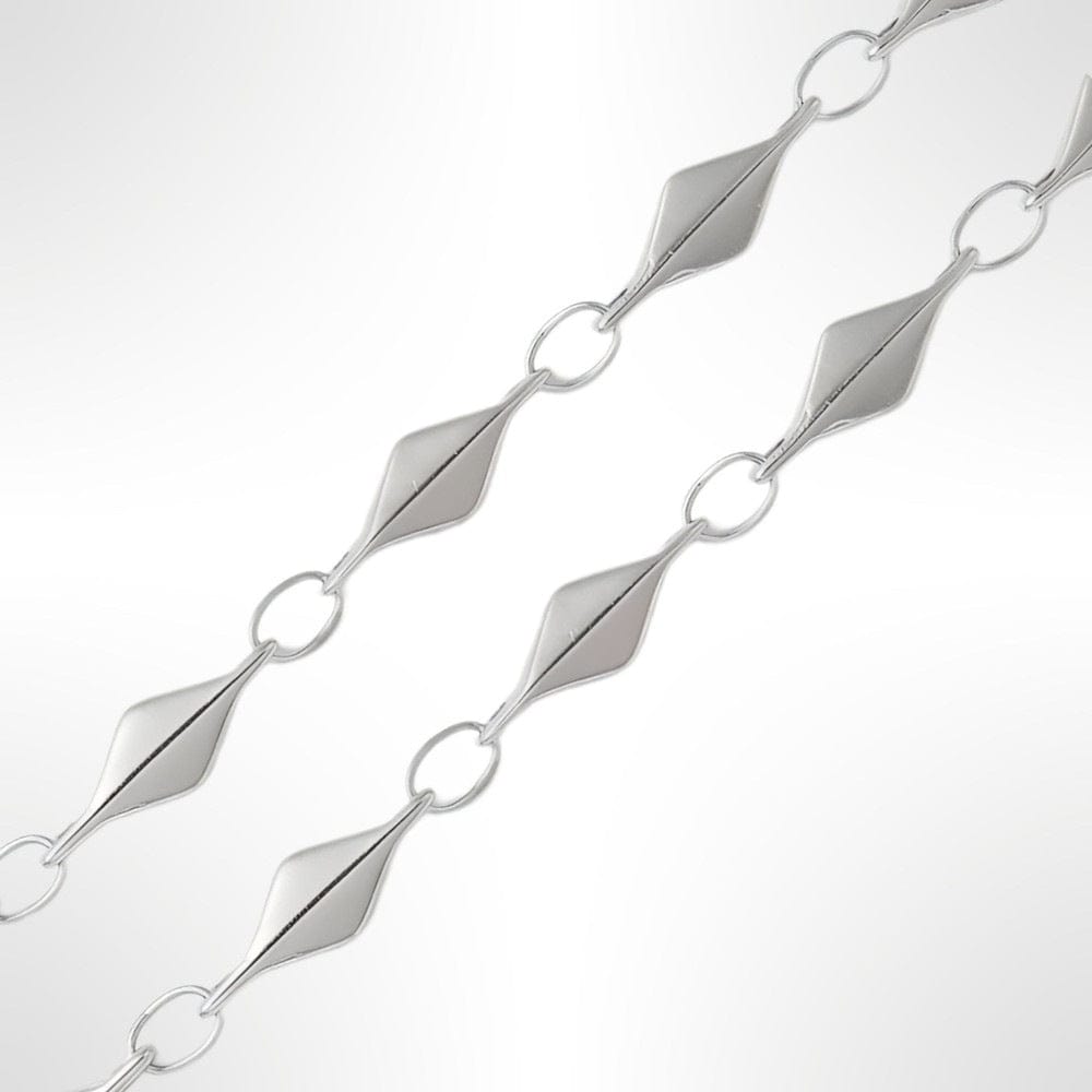 THE MEN THING Chain VANE - 4mm Chain Pure Stainless Steel 21inch for Men & Boys