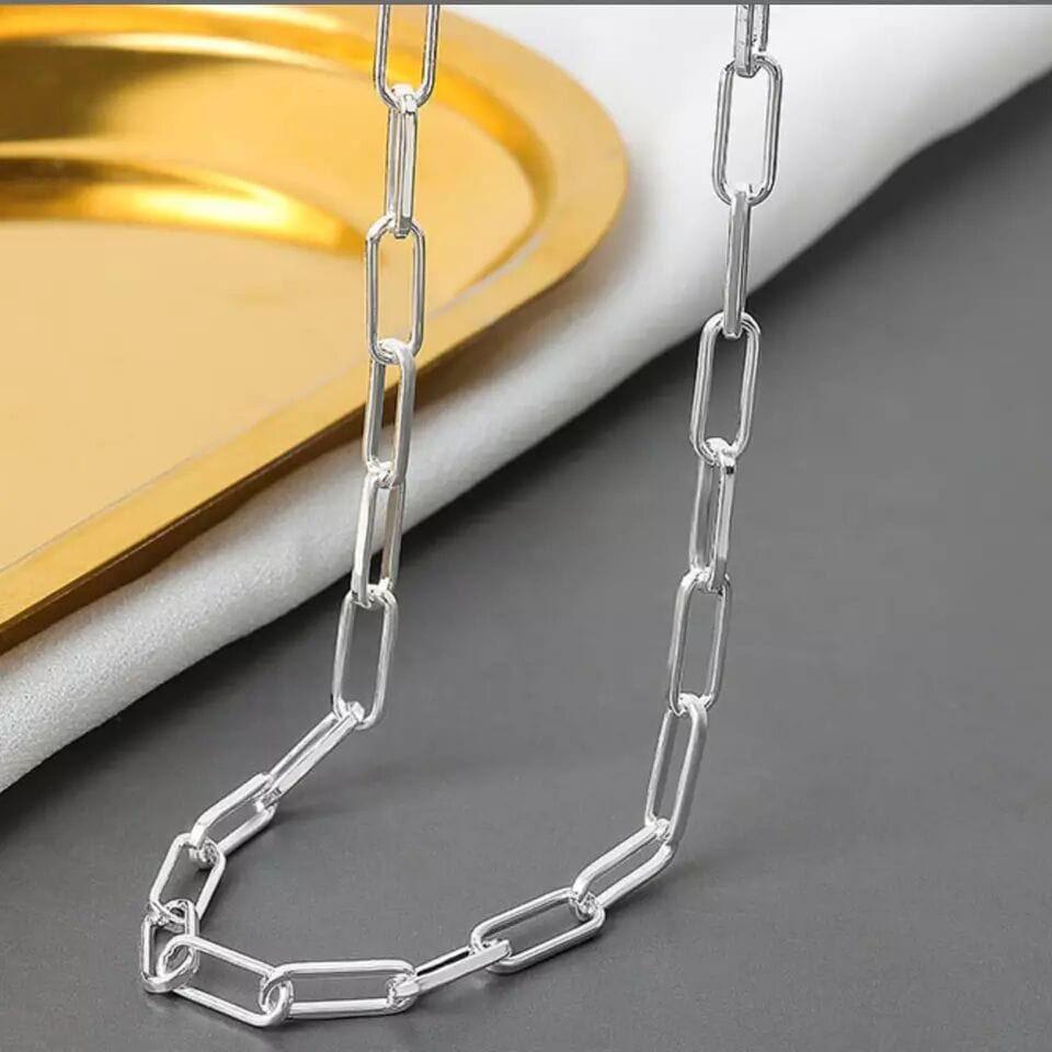 THE MEN THING Chain VERONIX - 4mm Chain Pure Stainless Steel 23inch for Men & Boys