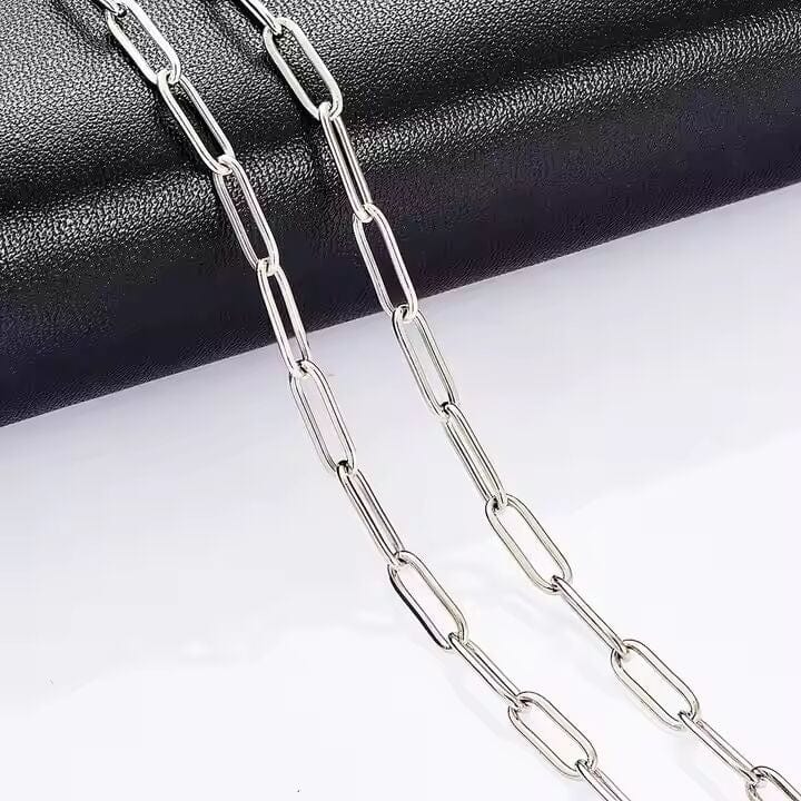 THE MEN THING Chain VERONIX - 4mm Chain Pure Stainless Steel 23inch for Men & Boys