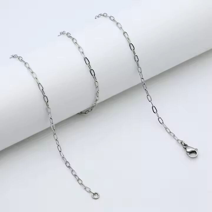 THE MEN THING Chain VERONIX - 4mm Chain Pure Stainless Steel 23inch for Men & Boys