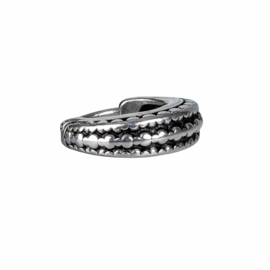 THE MEN THING Nose & Ear Ring Pair (Both Ears) JYNX LOOPS - Titanium Steel Hoop Earrings for Men & Boys (2 Pcs)