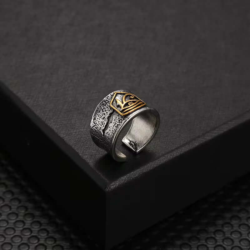 THE MEN THING Rings HORUS EYE OF GOD - Copper Adjustable Ring for Men and Boys