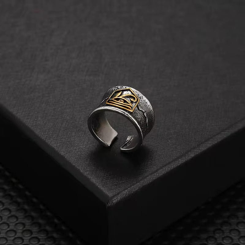 THE MEN THING Rings HORUS EYE OF GOD - Copper Adjustable Ring for Men and Boys