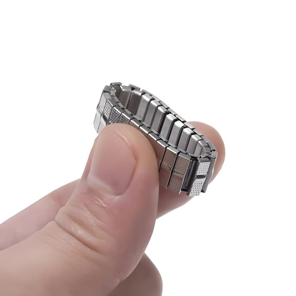 THE MEN THING Rings KAELION - Adjustable Pure Titanium Steel Ring for Men & Boys
