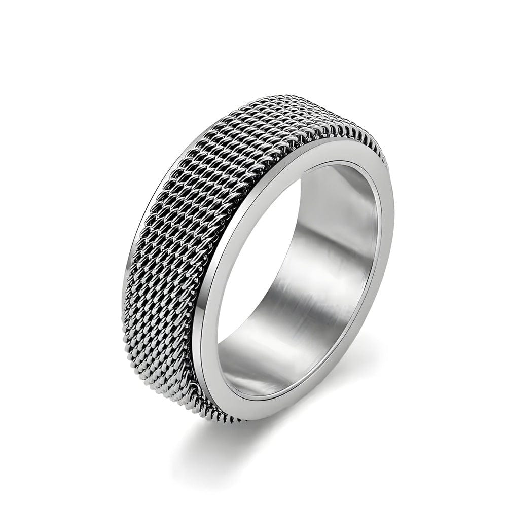 THE MEN THING Rings KRYOS - 10mm Pure Titanium Steel Ring for Men & Boys