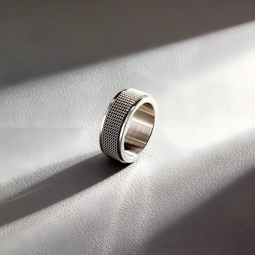 THE MEN THING Rings KRYOS - 10mm Pure Titanium Steel Ring for Men & Boys