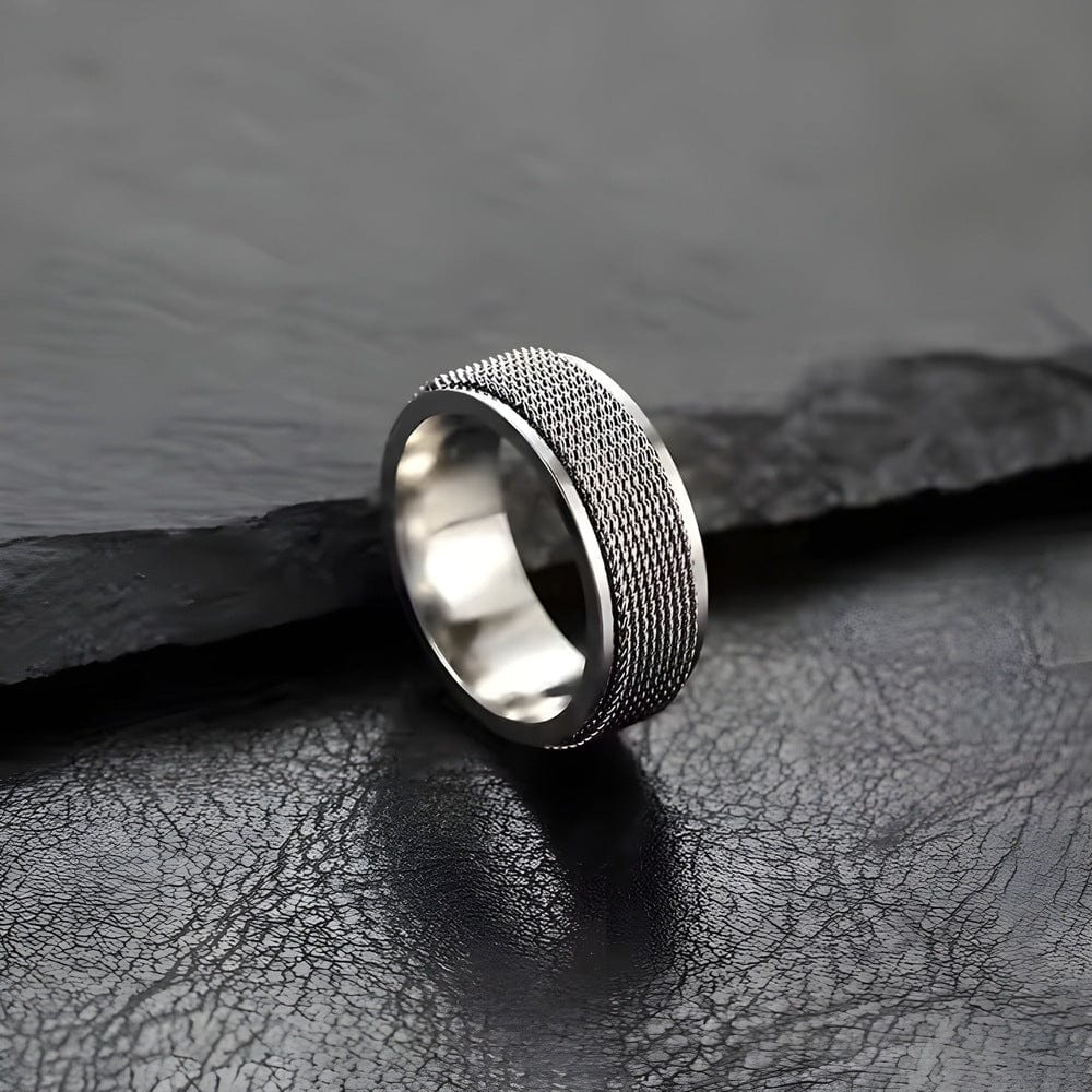 THE MEN THING Rings KRYOS - 10mm Pure Titanium Steel Ring for Men & Boys