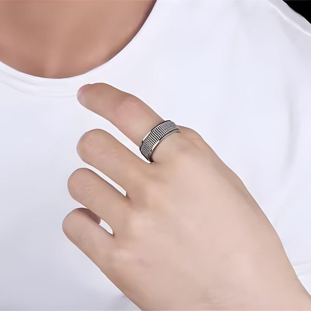 THE MEN THING Rings KRYOS - 10mm Pure Titanium Steel Ring for Men & Boys