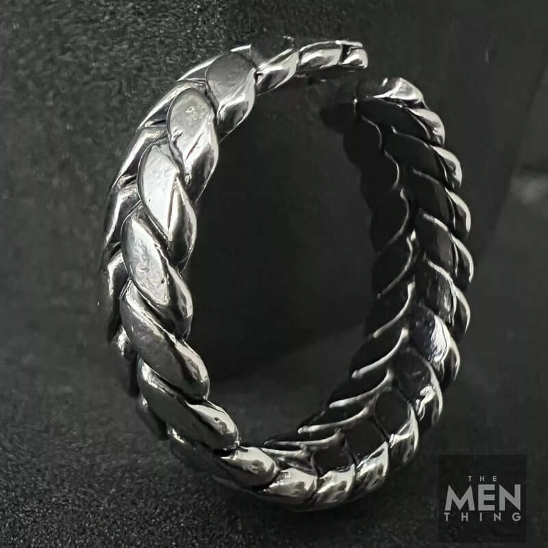 THE MEN THING Rings LARIAT - Alloy Adjustable Vintage Ring, American trending Stylefor Men & Boys
