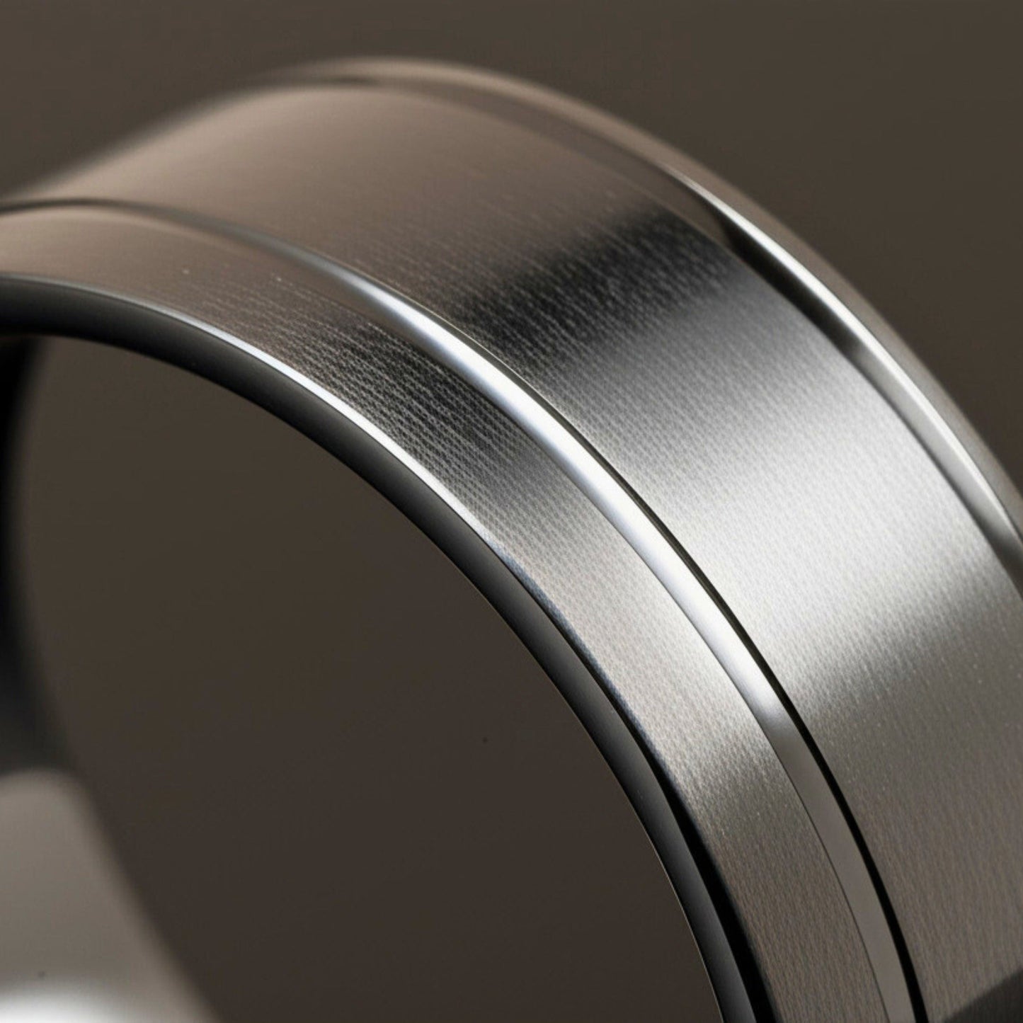 THE MEN THING Rings Royal Series - NOIR AXIS RING - Pure Stainless Steel Men’s Black-Plated Ring – Statement Luxury Jewelry (Size : 17-19-22-25-27)