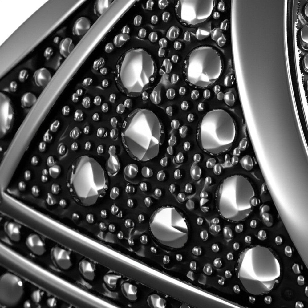 THE MEN THING Rings Royal Series - OSIRIS FANG RING - Pure Stainless Steel Men’s Black-Plated Ring – Statement Luxury Jewelry (Size : 19-22-24)