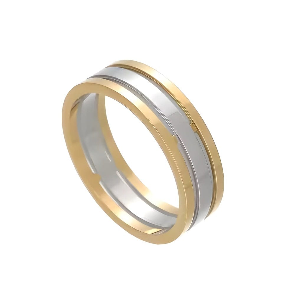 THE MEN THING Rings TITANUXE - 8mm Pure Titanium Steel Ring for Men & Boys