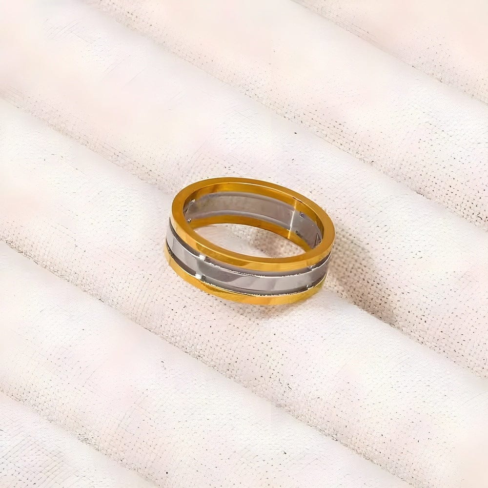 THE MEN THING Rings TITANUXE - 8mm Pure Titanium Steel Ring for Men & Boys