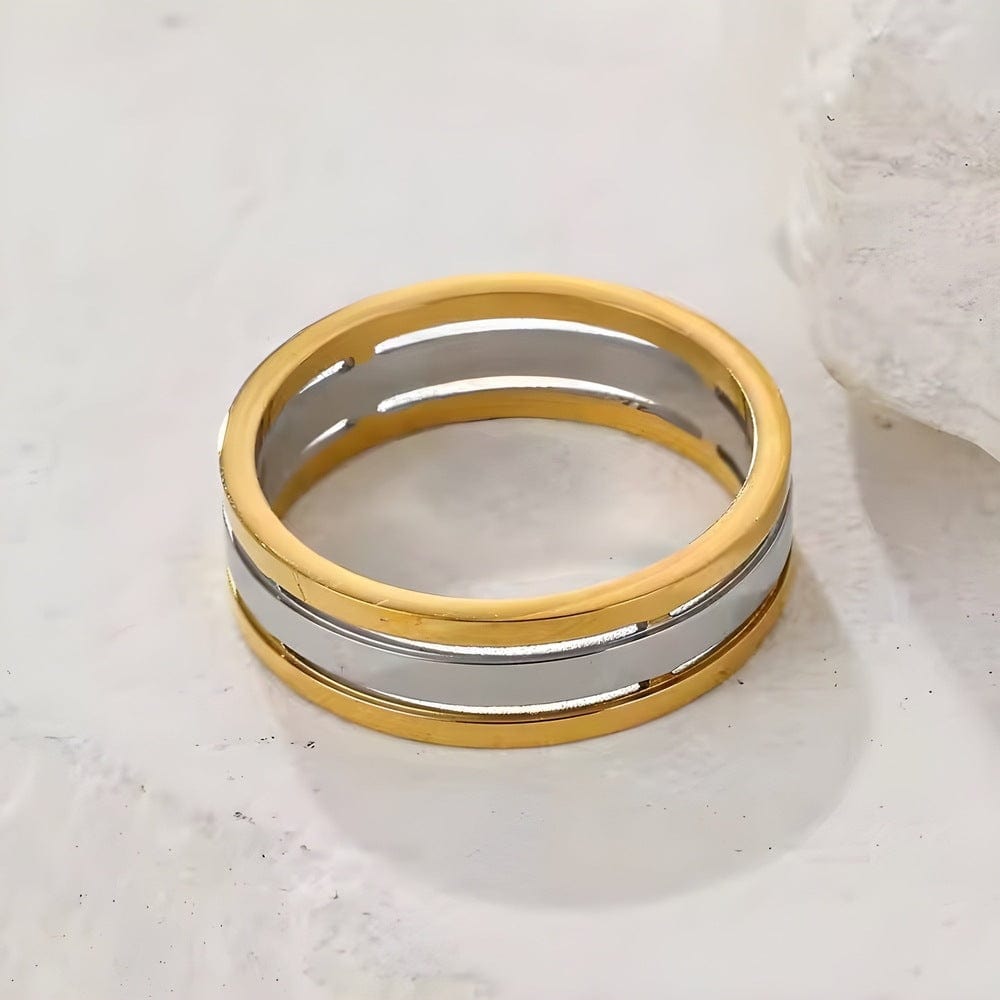 THE MEN THING Rings TITANUXE - 8mm Pure Titanium Steel Ring for Men & Boys