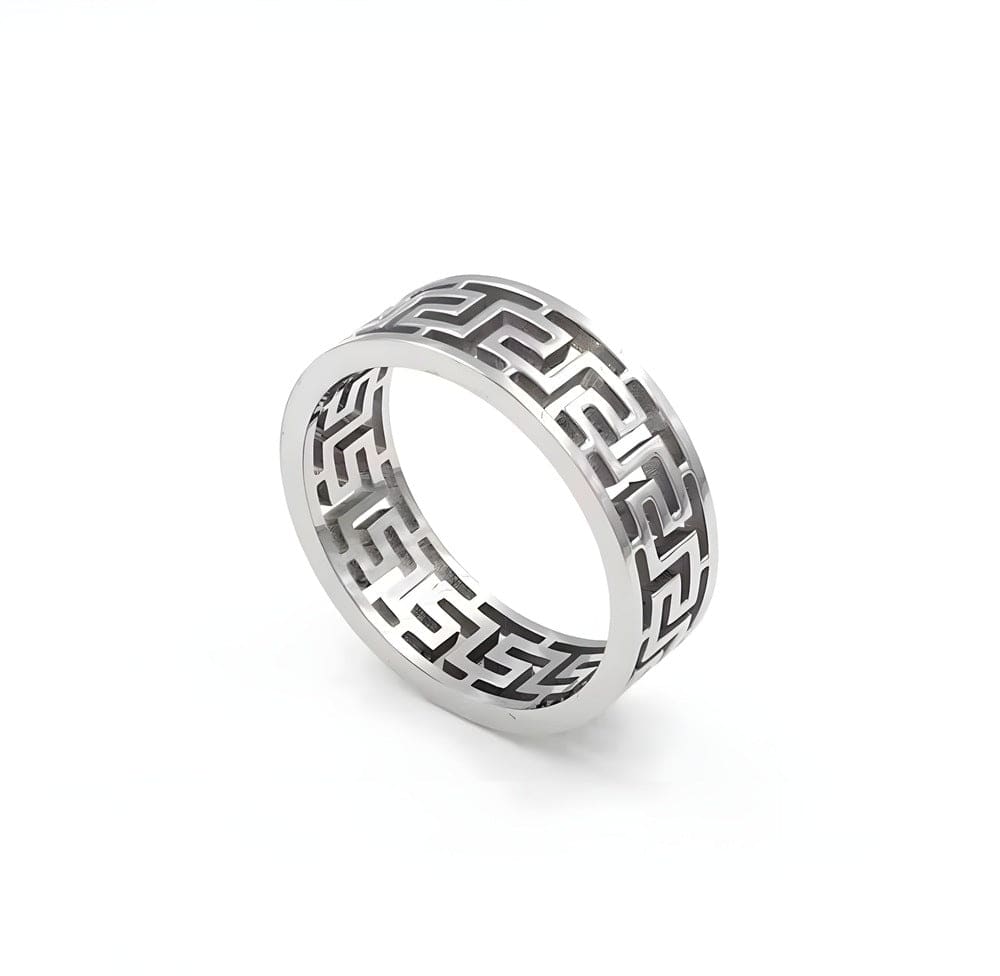 THE MEN THING Rings VERO - 10mm Pure Titanium Steel Ring for Men & Boys