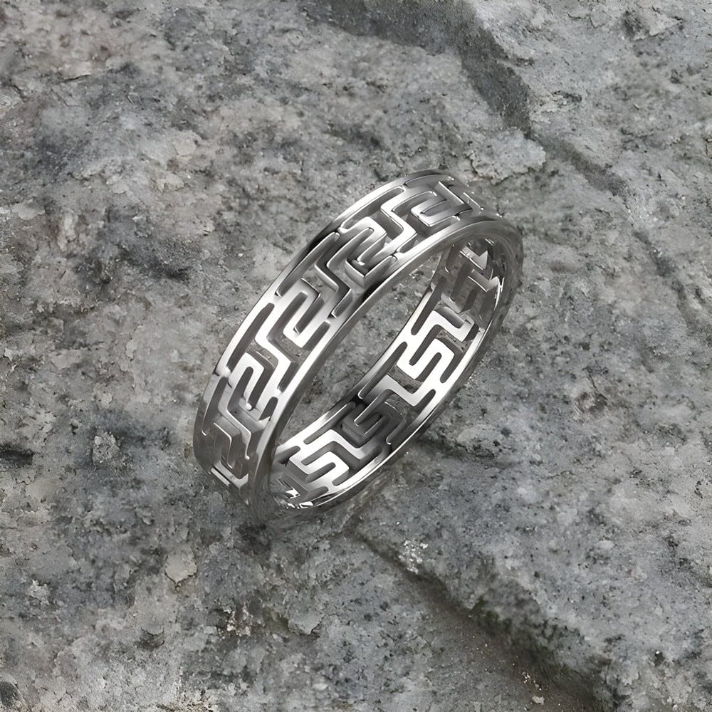 THE MEN THING Rings VERO - 10mm Pure Titanium Steel Ring for Men & Boys