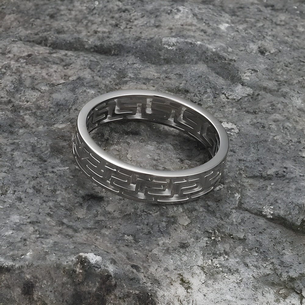 THE MEN THING Rings VERO - 10mm Pure Titanium Steel Ring for Men & Boys