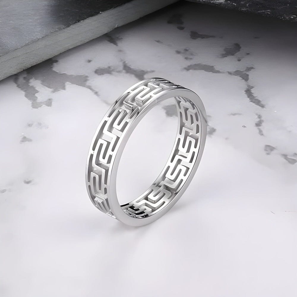 THE MEN THING Rings VERO - 10mm Pure Titanium Steel Ring for Men & Boys