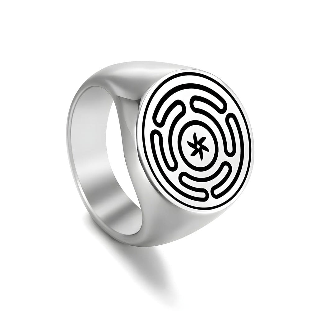 THE MEN THING Rings ZENTRIX - 10mm Pure Titanium Steel Ring for Men & Boys